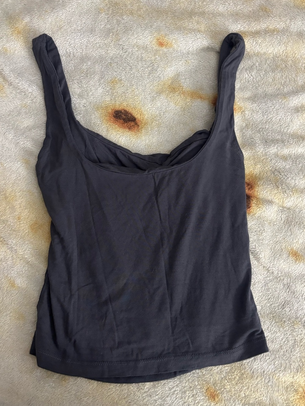 White fox ruched front tank top - Picture 3 of 5